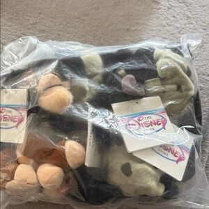 Disney Mufasa and Hyenas bean bags-  Plush Toy Set NWT